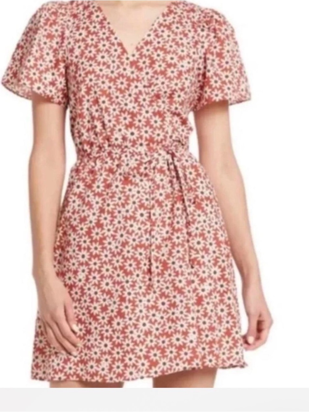 Madewell Packed Picnic wrap dress size 2X